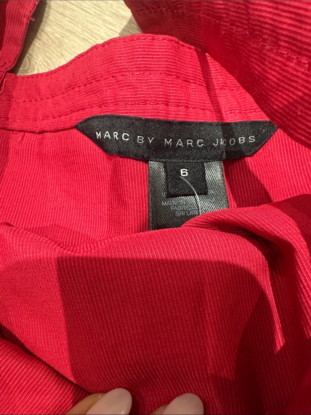 Marc By Marc Jacobs Pink-Red Bow-Accent Camisole - Picture 2 of 3